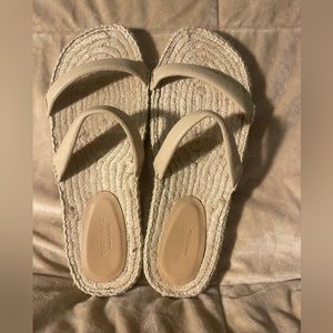 Everlane flat slides Espadrille sandals